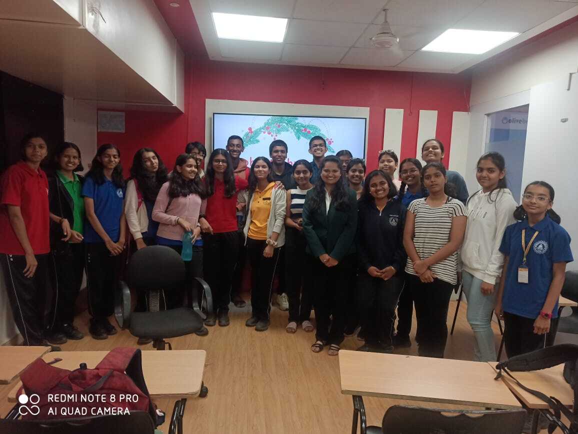 art of language german class gruop photo